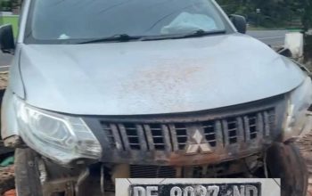 Mobil Dinas Pemda Lamtim Diduga Gunakan Plat Kendaraan Palsu Tabrak Rumah Warga