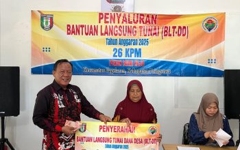 Pekon Bumi Rejo Salurkan BLT-DD Tahun 2025 kepada 26 Keluarga Penerima Manfaat