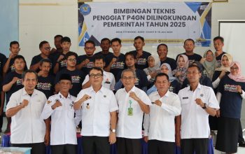 Ajak Pemerintah Dukung P4GN, Ka. BNNK Lamsel Gelar Bimtek di GSG Titiwangi, Candipuro