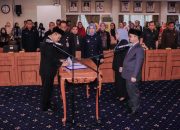Sekdaprov Lampung Lantik Dua Pejabat Eselon II, Dorong Pembangunan Desa dan Perlindungan Perempuan-Anak