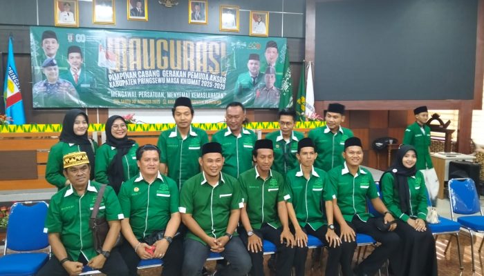 Pelantikan PC GP Ansor Pringsewu Berlangsung Khidmat, Dihadiri Lintas Tokoh dan Pejabat