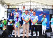 Babinsa 410-02/TBS Pantau dan Amankan Jalannya Run Lampung 10K