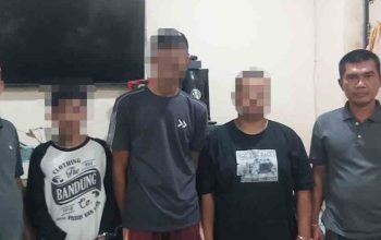 Polsek Palas Tangkap Tiga Pemuda Edarkan Sabu.