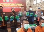Polisi Gagalkan Penyelundupan 11,8 Kg Sabu di Lampung Selatan, Dua Kurir Asal Aceh Ditangkap.