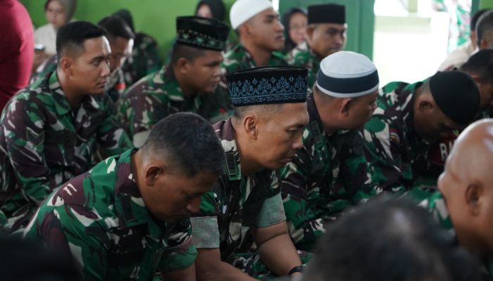 Korem 043/Gatam Laksanakan Peringatan Maulid Nabi Muhammad SAW Tahun 1447 H/2025 M di Masjid Al-Furqon