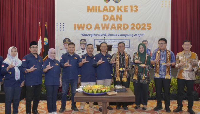 Kadis Pendidikan Lampung Thomas Amirico Raih IWO Award 2025, Bukti Dedikasi Tingkatkan SDM