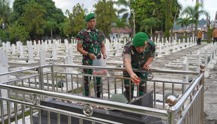 Ikuti Ziarah Rombongan HUT PEPABRI ke-66 Tahun 2025, Kasrem 043/Gatam: PEPABRI Provinsi Lampung Semakin Solid