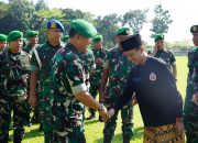 Penutupan Latkadertih Pencak Silat Militer Tersebar, Wujudkan Prajurit Korem 043/Gatam yang Tangguh dan Disiplin”