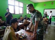 Pangdam XXI/Radin Inten Tinjau SMPN 5 Natar dan Ikuti Vicon Bersama Panglima TNI dalam Program Makan Bergizi Gratis (MBG)