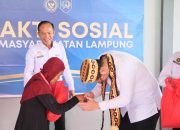 Wujud Kepedulian, Stafsus Menimipas Serahkan Bantuan Sosial di Lapas Narkotika Bandar Lampung