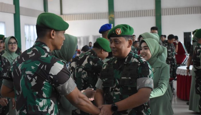 Pimpin Kenaikan Pangkat, Kasdam XXI/RI: Syukuri Anugerah dengan Meningkatkan Kualitas Pribadi Maupun Kinerja