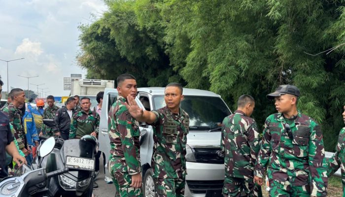 TNI GAGALKAN AKSI BEGAL DAN TABRAK LARI, AMANKAN PELAKU DAN BARANG BUKTI