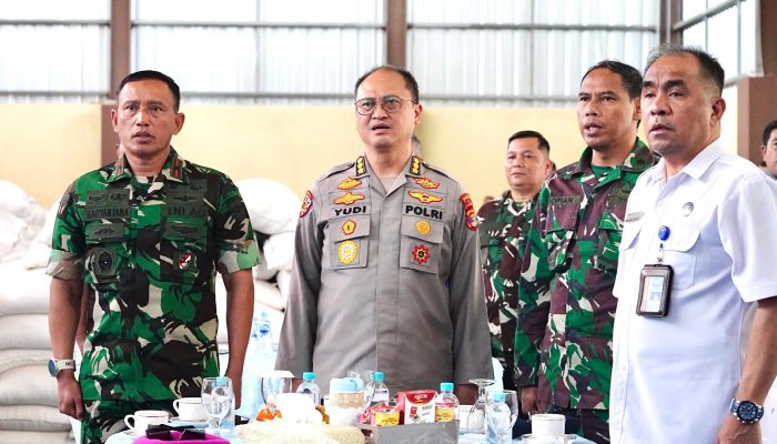Hadiri Tanam Raya Serentak, Korem 043/Gatam Siap Dukung dan Sukseskan Program Swasembada Pangan Polri