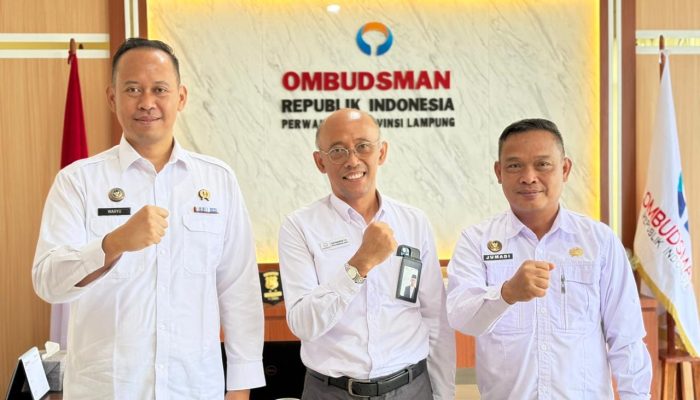 Tingkatkan Pelayanan Publik, Kalapas Narkotika Bandar Lampung Lakukan Audiensi dengan Ombudsman