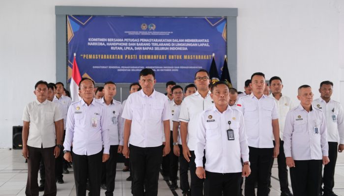 Lapas Narkotika Bandar Lampung Teken Komitmen Bersama Berantas HALINAR