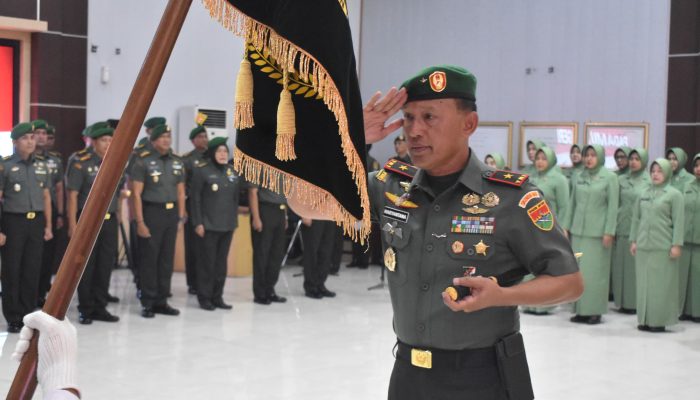 Gelar Tradisi Penerimaan Warga Baru, Pangdam XXI/Raden Inten Ucapkan Selamat atas Kepercayaan yang Diberikan TNI AD