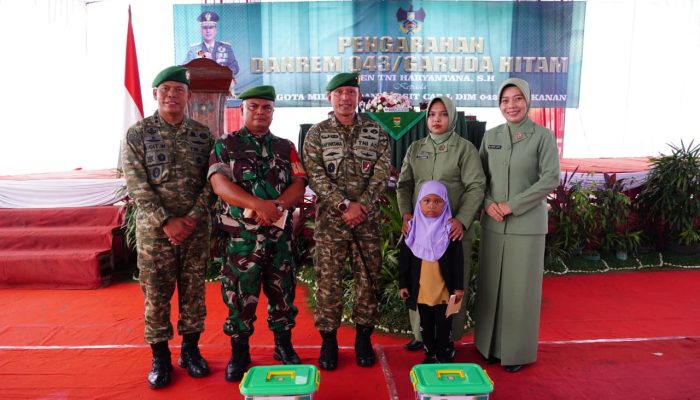 Danrem 043/Garuda Hitam Tekankan Disiplin Dan Hindari Pelanggaran Dalam Kunker Ke Kodim 0427/Way Kanan