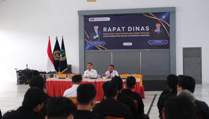 Kakanwil Ditjenpas Lampung Dorong Petugas Lapas Narkotika Implementasikan Program Akselerasi Menteri IMIPAS
