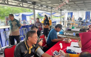 Hari Bhakti Kemenimipas ke-1, Kalapas Narkotika Bandar Lampung Berpartisipasi dalam Aksi Donor Darah