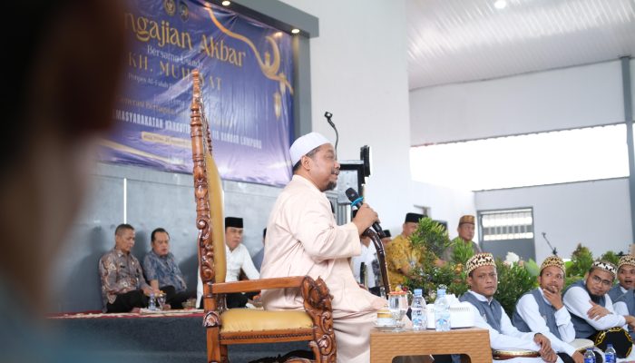 Pengajian Akbar Lapas Narkotika Bandar Lampung, Ustaz KH. Muhayat Tekankan Warga Binaan Hijrah dari Narkoba