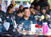 Pangdam XXI/Radin Inten Hadiri Acara Puncak Hut Ke-80 Korps Marinir