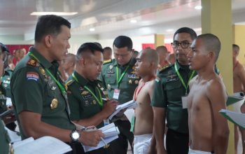 Pangdam XXI/RI Pimpin Sidang Panitia Pusat Penerimaan Tamtama PK Gelombang III TA 2025 di Bandar Lampung