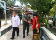 Danrem 043/Garuda Hitam Dampingi Pangdam XXI/Radin Inten Tinjau Sejumlah Lokasi di Wilayah Kodim 0412/Lampung Utara