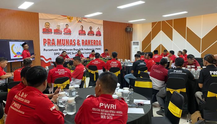 Pra Munas dan Rakerda PWRI Lampung Bahas Evaluasi Program Kerja 2025 dan Rencana Kerja 2026