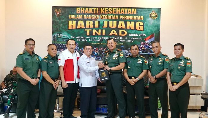 Pangdam XXI/Radin Inten Donor Darah pada Bhakti Kesehatan Hari Juang TNI AD 2025