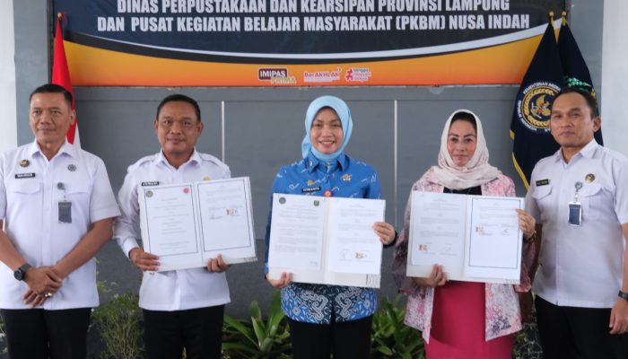 Lapas Narkotika Kelas IIA Bandar Lampung Perkuat Pembinaan Literasi dan Pendidikan Melalui Penandatanganan PKS dengan Dinas Perpustakaan Provinsi Lampung dan PKBM Nusa Indah