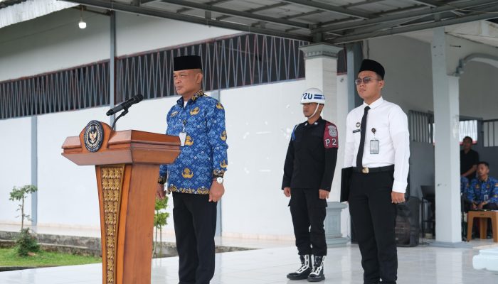 Semangat Bela Negara, Lapas Narkotika Bandar Lampung Gelar Upacara Penuh Khidmat