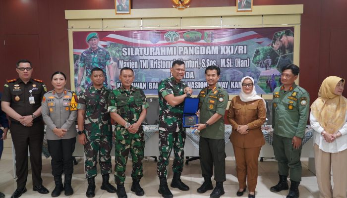 Perkuat Sinergi, Ketahanan Pangan, dan Kesiapsiagaan Wilayah, Pangdam XXI/Radin Inten Kunjungi Kodim 0429/Lampung Timur