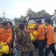 Ditengah Hujan Deras, Aprozi Alam Salurkan Bantuan Ribuan Paket Sembako Bagi Korban Banjir Lampung Utara