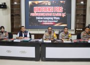 Ungkap Kasus 3C, Polres Lampung Utara Ringkus Pelaku Curas dan Pelaku Spesialis Pencurian Sepeda Motor Bersenjata Api