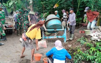 TMMD Ke-127 Tahun 2026 Di Pesawaran Mulai Mengerjakan Program Pengerjaan Fisik