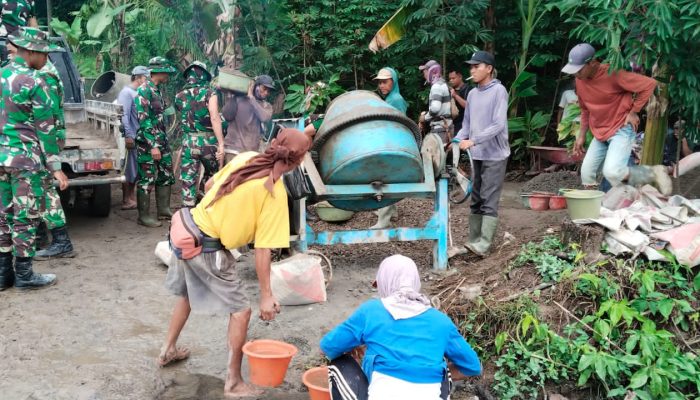 TMMD Ke-127 Tahun 2026 Di Pesawaran Mulai Mengerjakan Program Pengerjaan Fisik