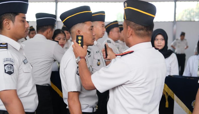 Apresiasi Dedikasi, 33 Pegawai Lapas Narkotika Bandar Lampung Naik Pangkat