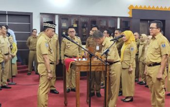 Momentum Ramadan, Wali Kota Metro Lantik 17 Pejabat dan Beri Pesan Filosofis: “Jabatan Itu Hanya Bergantian”