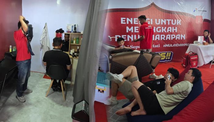 Serambi MyPertamina Bakauheni Diserbu Pemudik, Fasilitas Gratis Jadi Daya Tarik