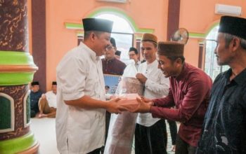 Bupati Pesawaran Hj. Nanda Indira B. menghadiri Kunjungan Silaturahmi Ramadhan 1447 H/2026 M