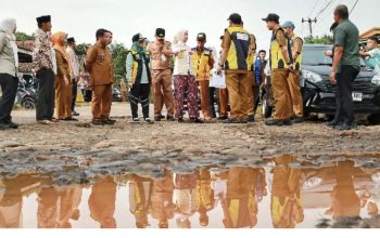 Dana Rp40 Miliar, Pemprov Lampung Inisiasi Bakal Perbaiki Ruas Jalan Jabung – Labuhan Maringgai Lampung Timur
