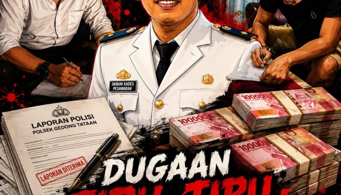 Dugaan Menipu Ratusan Juta Oknum Kades Pesawaran di Polisikan