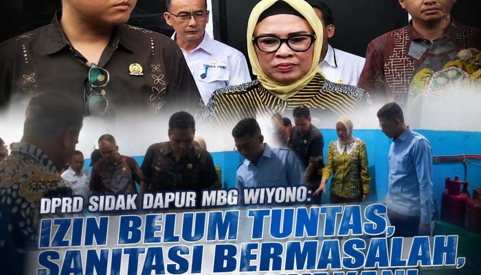 DPRD sidak dapur SPPG Wiyono. MBG tak penuhi standar Gizi, Izin Hingga Sanitasi Bermasalah