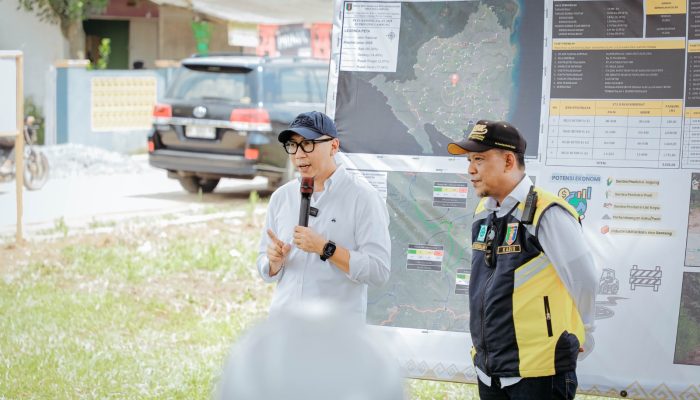Kucurkan Rp.162,93 miliar Perbaikan Jalan di Lampung Tengah, Gubernur Mirza Targetkan Jalan Mantap Capai 98 persen