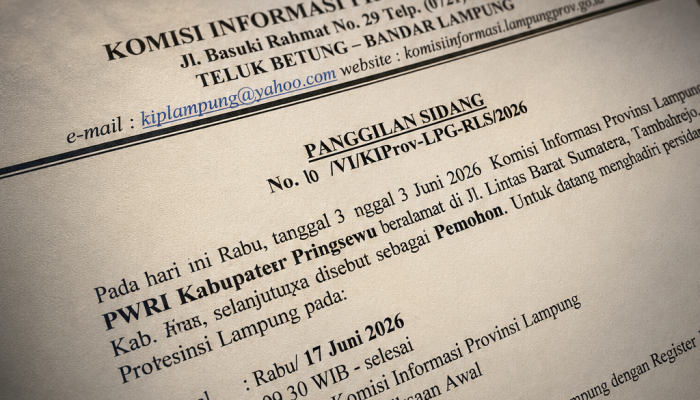 Resmi Teregistrasi Perkara 002, PWRI Pringsewu Siap Uji Akuntabilitas ‘Puzzle Anggaran’ di Meja Hijau
