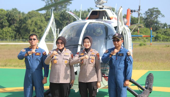 Kapolres Pesisir Barat Dampingi Kunjungan Kabid Humas Polda Lampung di Kabupaten Pesisir Barat