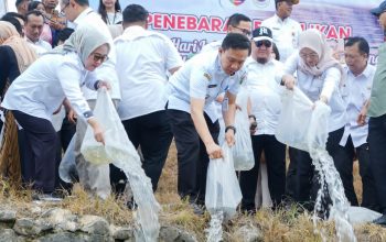 Restocking Ikan Jadi Upaya Nyata Pemprov Lampung Menjaga Ekosistem Sungai Mesuji
