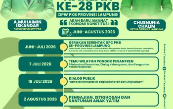PKB Lampung Siapkan Rangkaian Harlah ke-28, Hadirkan Pasar Murah hingga Camping Kebangsaan