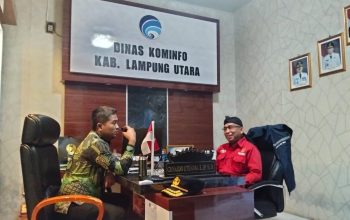 PWRI Lampura Gelar Audiensi Bersama Diskominfo, Bahas Tambahan Anggaran Publikasi 1,4 M