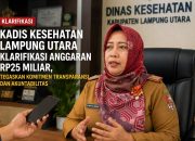 Anggaran 25M! Kadis Kesehatan Lampung Utara Beri Klarifikasi